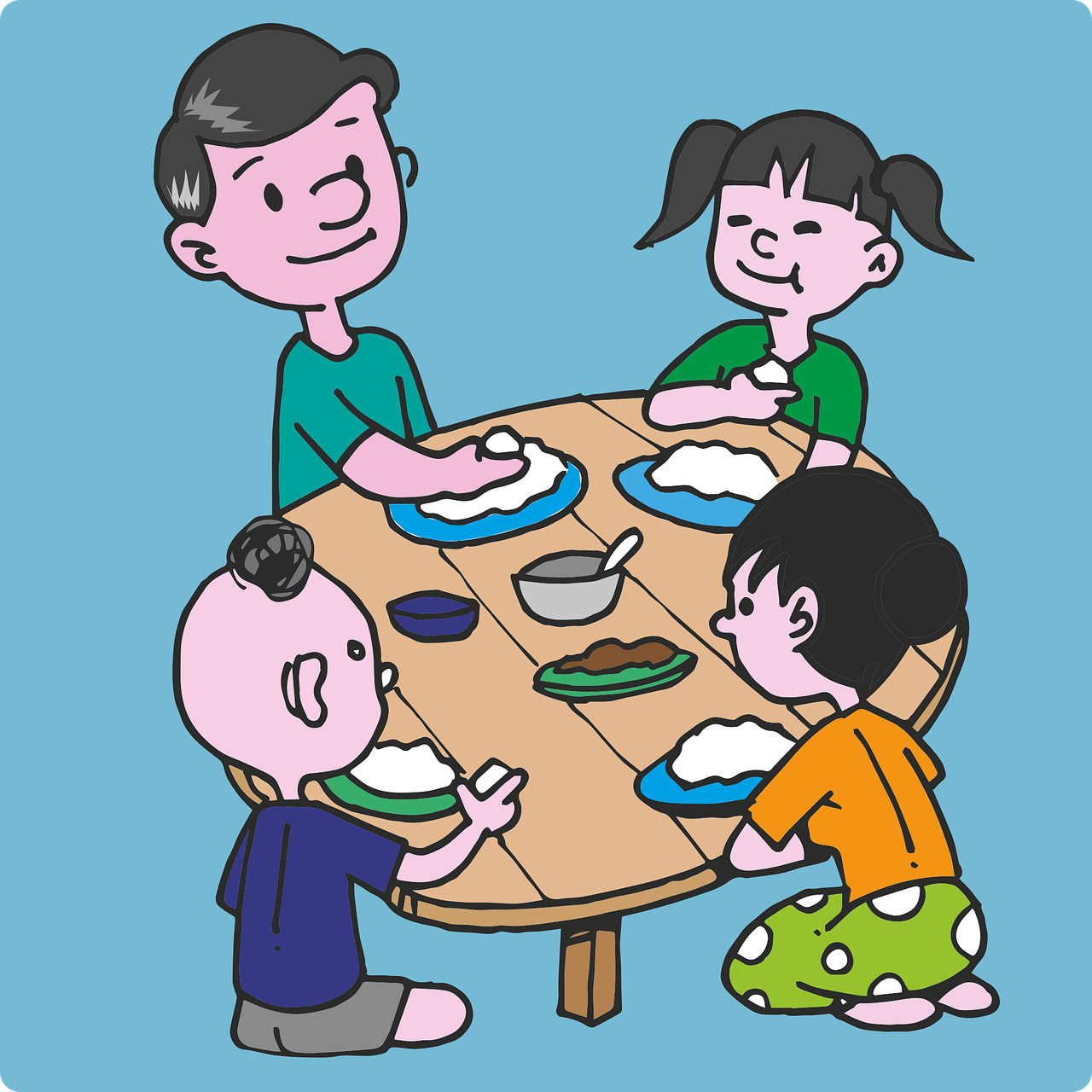 family, eat, sit-1459588.jpg